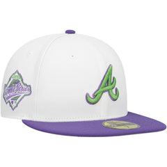 Atlanta Braves New Era  Side Patch 59FIFTY Fitted Hat Clearance