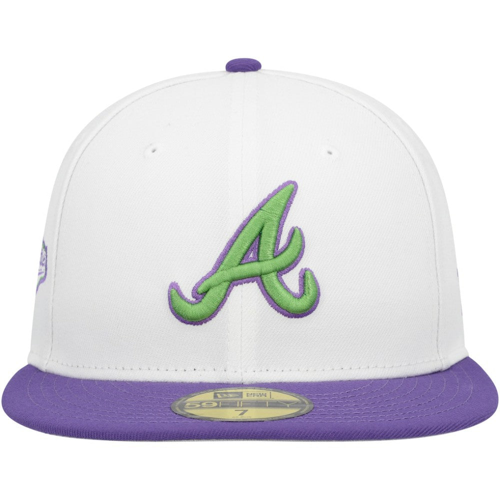 Atlanta Braves New Era  Side Patch 59FIFTY Fitted Hat Clearance