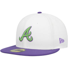 Atlanta Braves New Era  Side Patch 59FIFTY Fitted Hat Clearance