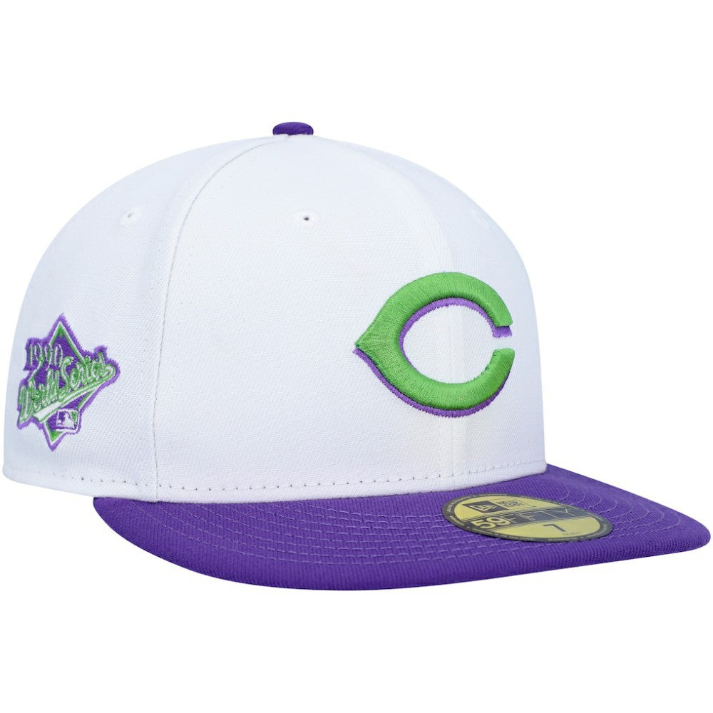 Cincinnati Reds New Era 1990 World Series Side Patch 59FIFTY Fitted Hat On Sale