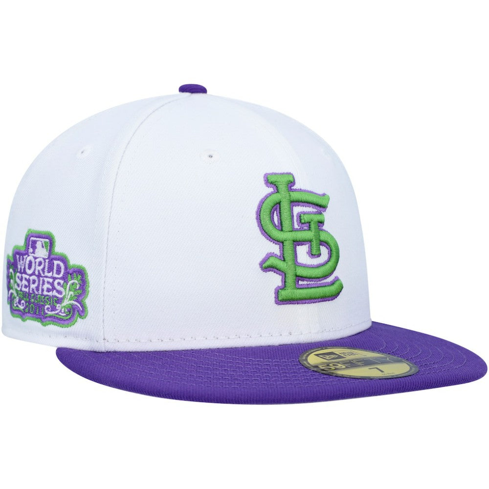 St. Louis Cardinals New Era 2011 World Series Side Patch 59FIFTY Fitted Hat On Sale
