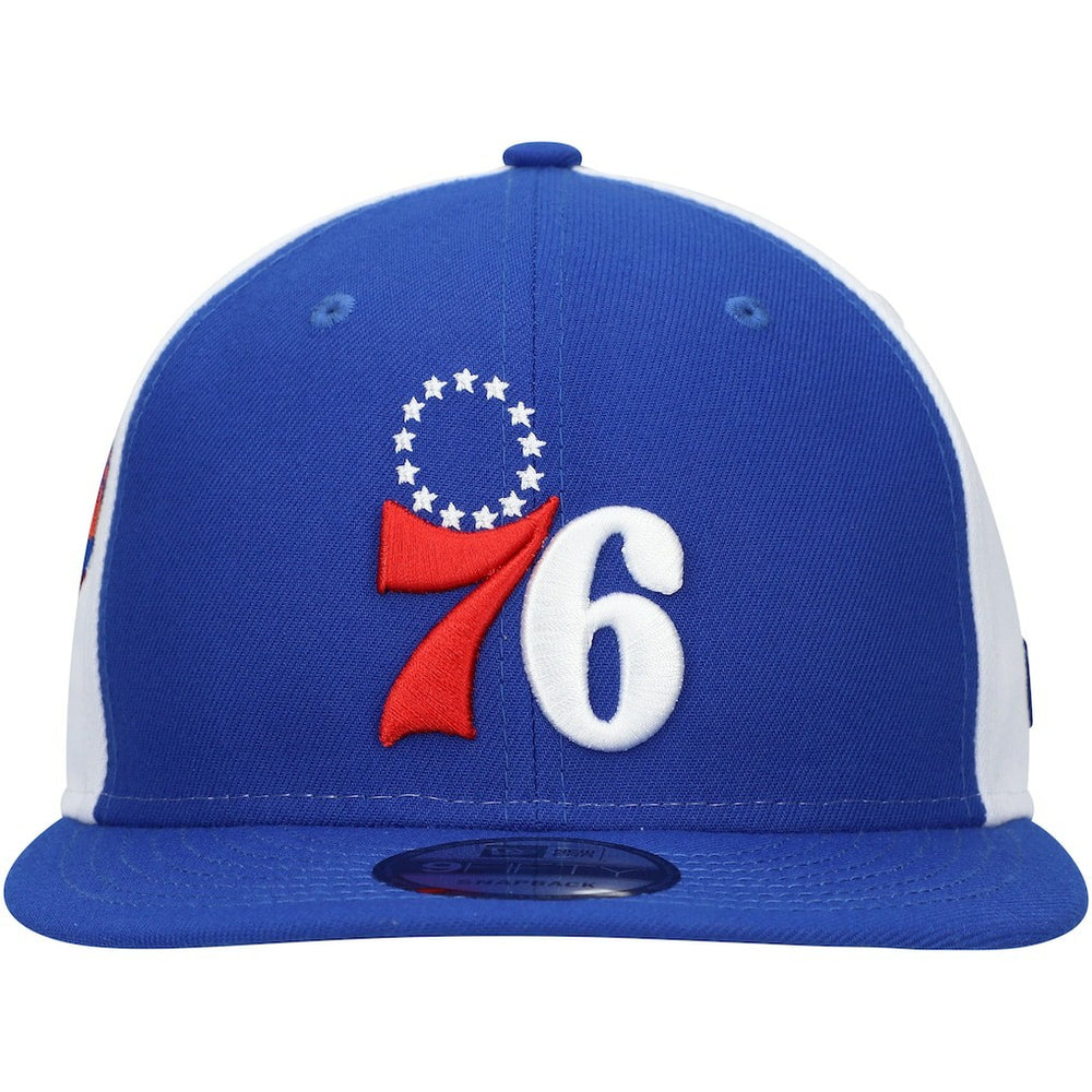 New Era - Philadelphia 76ers Pop Panels 9FIFTY Snapback Hat - Royal