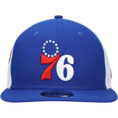 New Era - Philadelphia 76ers Pop Panels 9FIFTY Snapback Hat - Royal