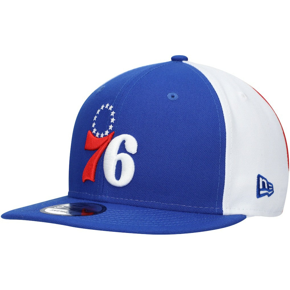 New Era - Philadelphia 76ers Pop Panels 9FIFTY Snapback Hat - Royal
