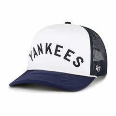 New York Yankees '47 Foam Front Script Trucker Snapback Hat Lifestyle