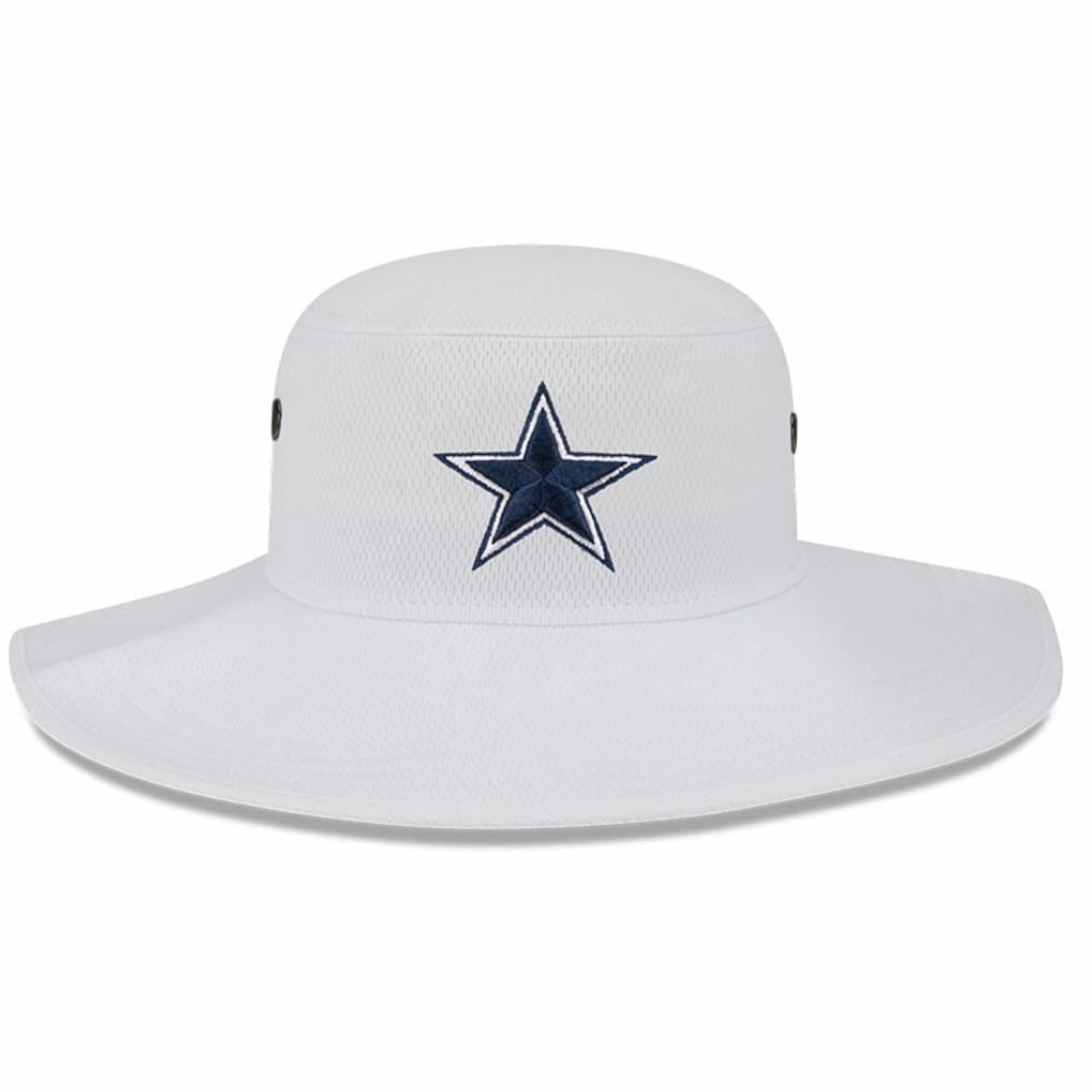 Dallas Cowboys New Era 2023 NFL Training Camp Panama Bucket Hat White - NFL