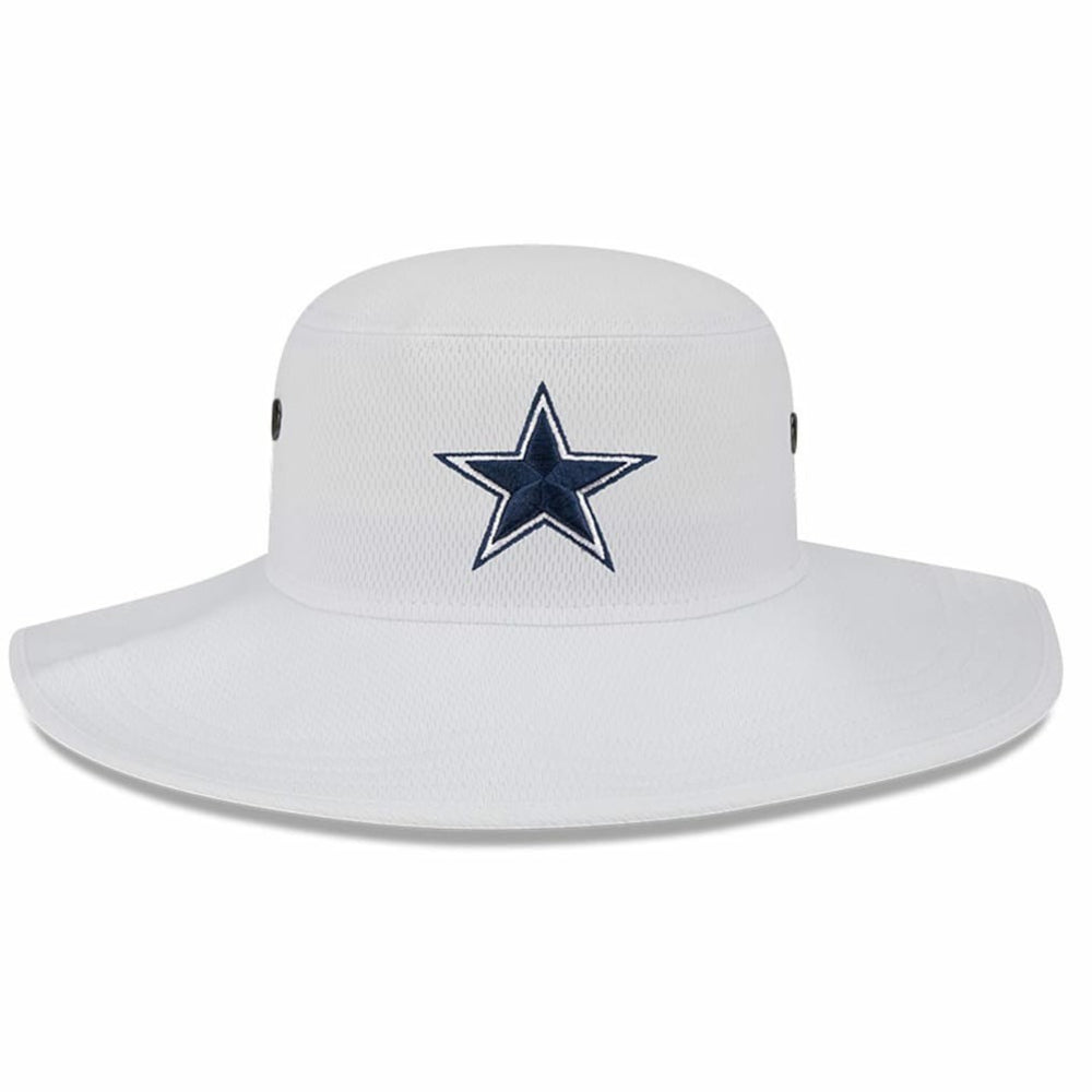 Dallas Cowboys New Era 2023 NFL Training Camp Panama Bucket Hat White - NFL