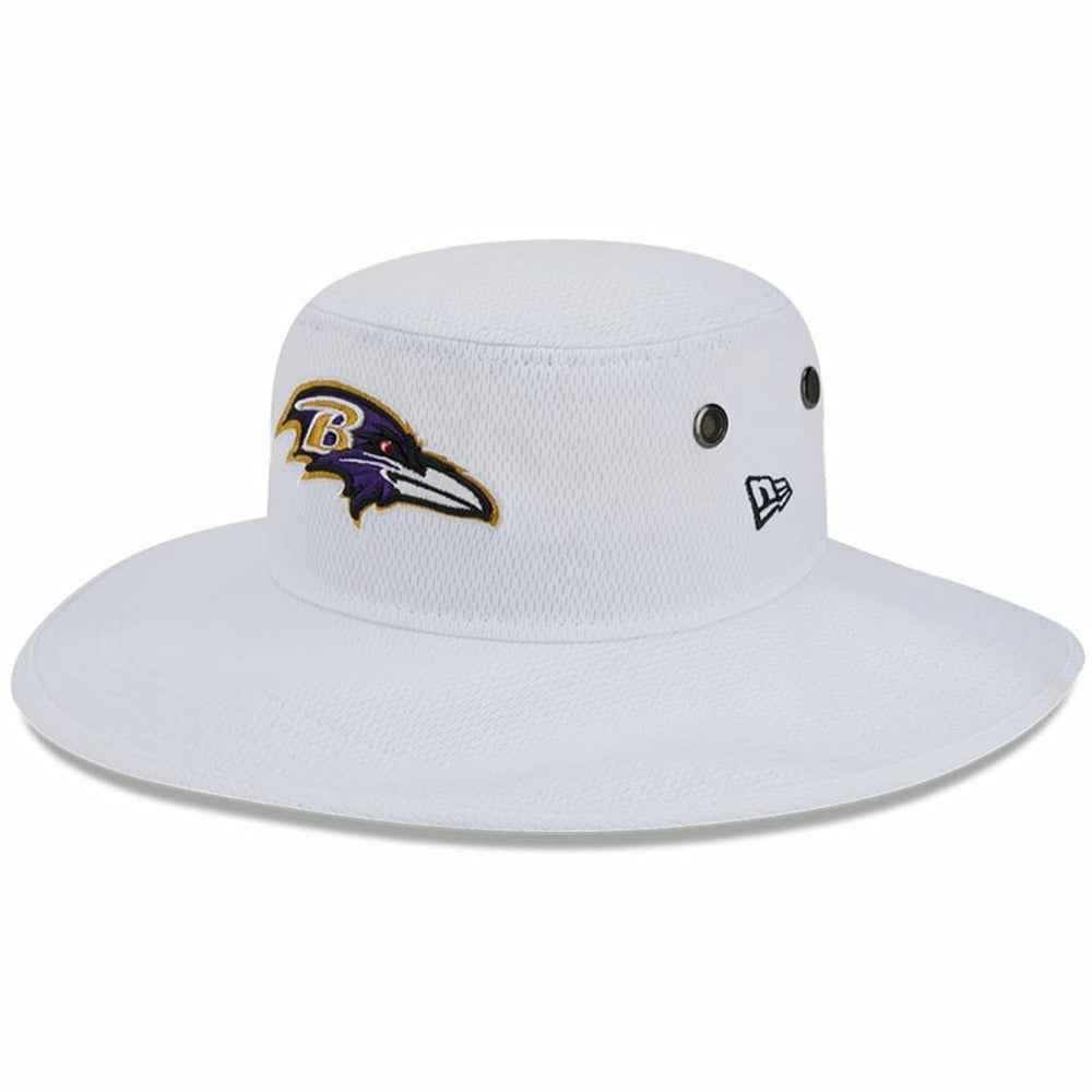 Baltimore Ravens New Era 2023 NFL Training Camp Panama Bucket Hat White - NFL
