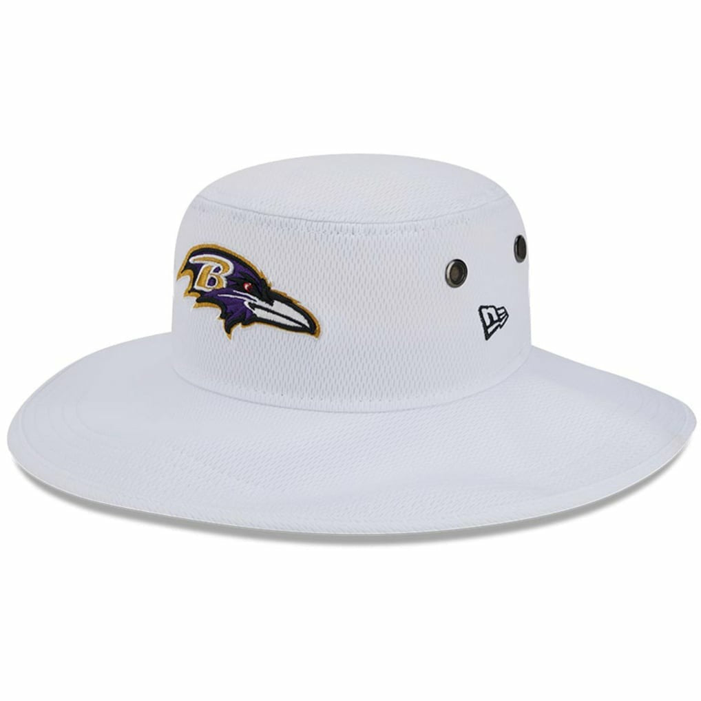 Baltimore Ravens New Era 2023 NFL Training Camp Panama Bucket Hat White - NFL