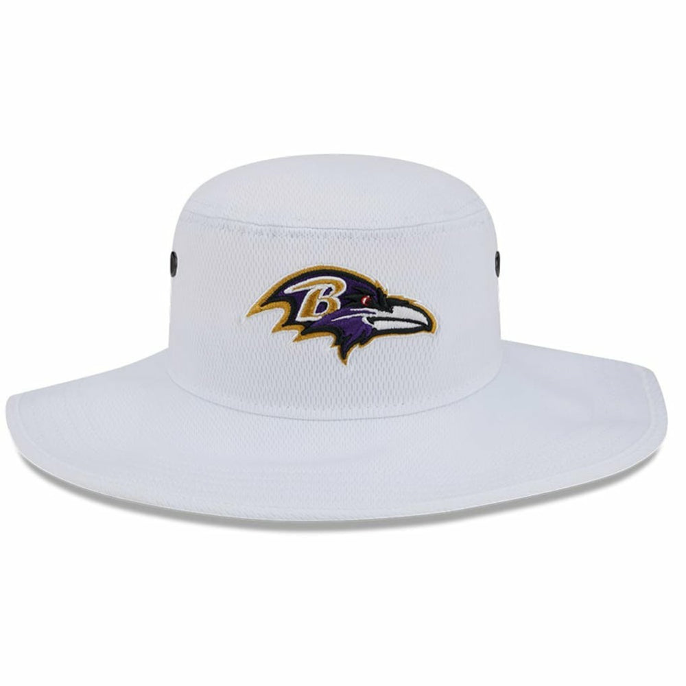Baltimore Ravens New Era 2023 NFL Training Camp Panama Bucket Hat White - NFL