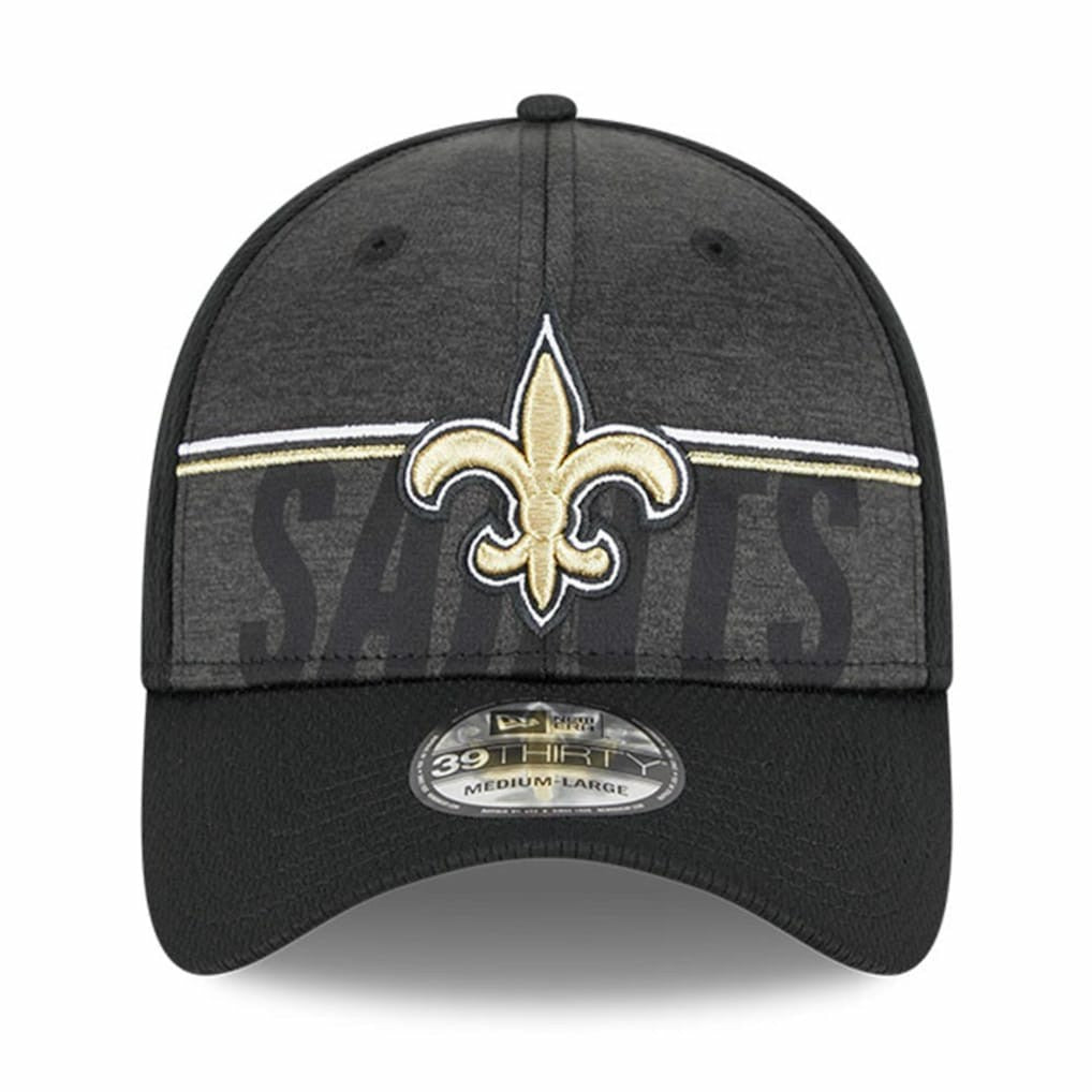 New Orleans Saints New Era 2023 NFL Training Camp 39THIRTY Flex Hat Black - NFL