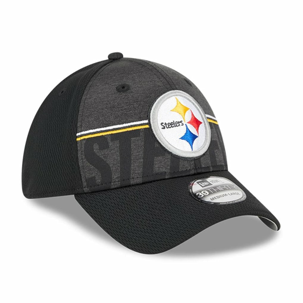 Pittsburgh Steelers New Era 2023 NFL Training Camp 39THIRTY Flex Hat Black - NFL