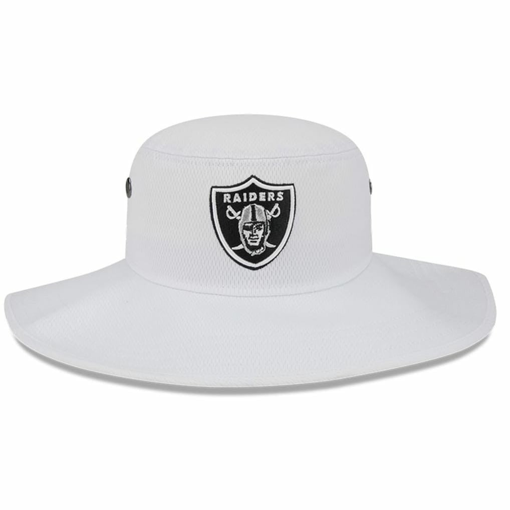 Las Vegas Raiders New Era 2023 NFL Training Camp Panama Bucket Hat White - NFL