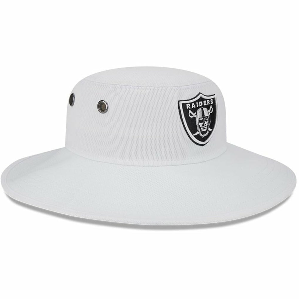 Las Vegas Raiders New Era 2023 NFL Training Camp Panama Bucket Hat White - NFL