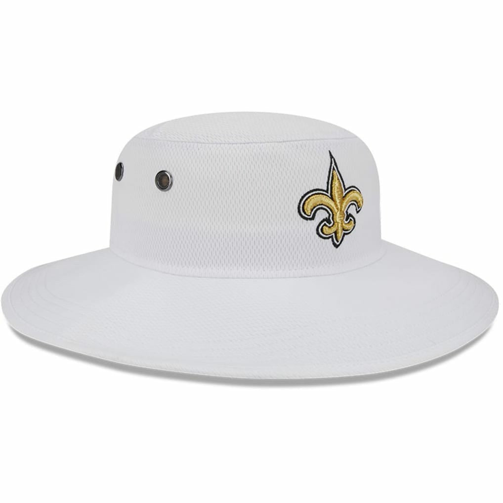 New Orleans Saints New Era 2023 NFL Training Camp Panama Bucket Hat White - NFL