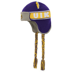 Minnesota Vikings Youth Wordmark Ears Trooper Knit Hat Purple - NFL
