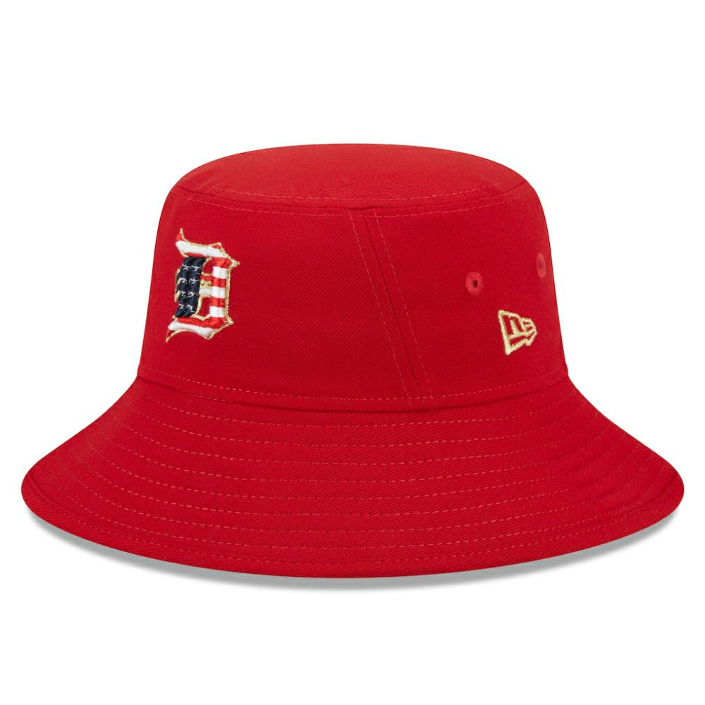 Detroit Tigers New Era 2023 Fourth of July Bucket Hat Clearance