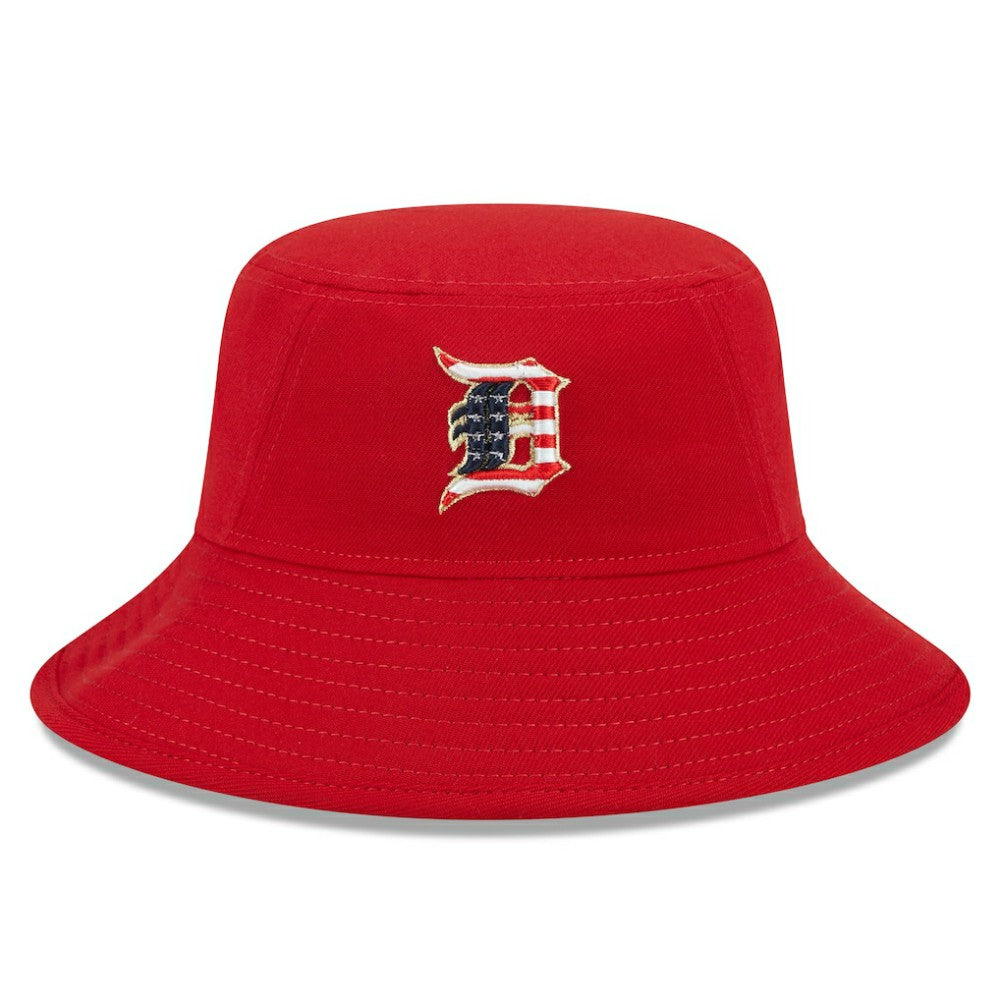 Detroit Tigers New Era 2023 Fourth of July Bucket Hat Clearance