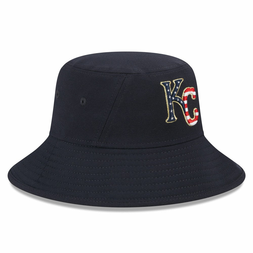 Kansas City Royals New Era 2023 Fourth of July Bucket Hat On Sale