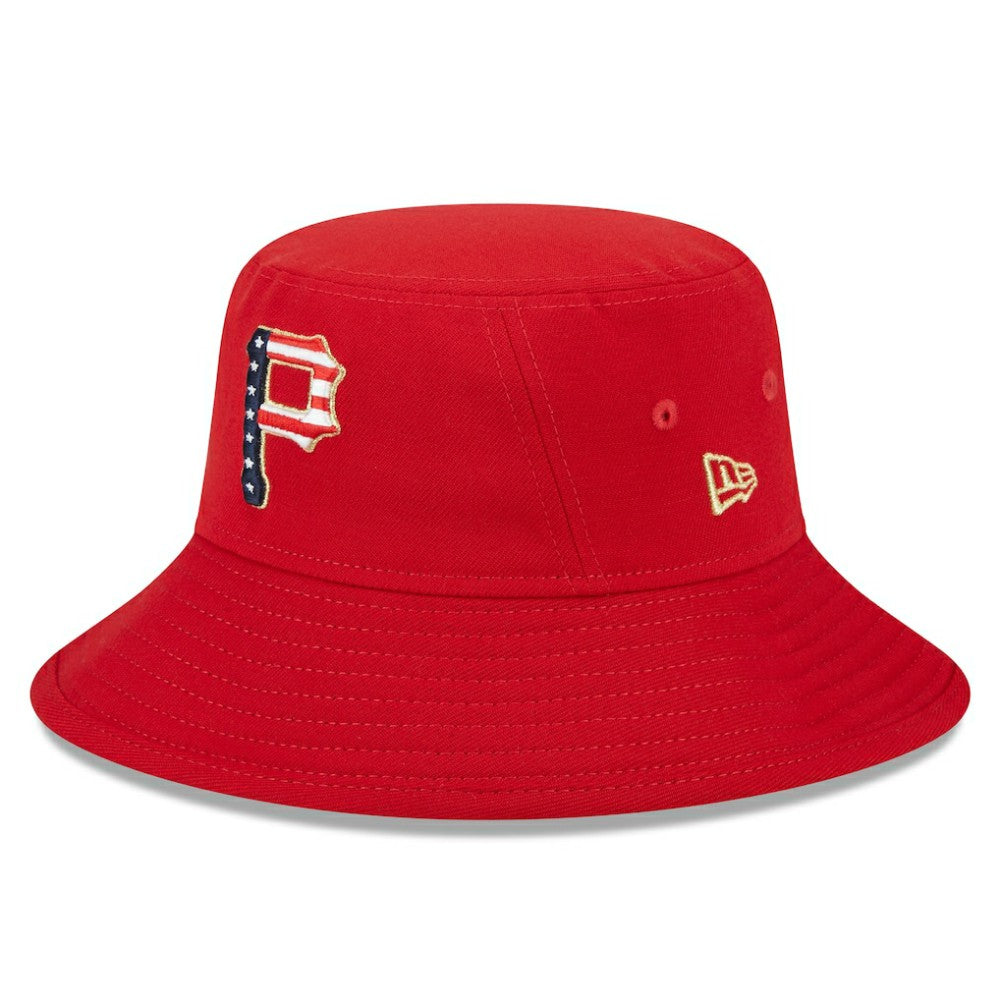 Pittsburgh Pirates New Era 2023 Fourth of July Bucket Hat Clearance