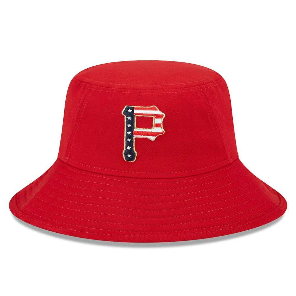Pittsburgh Pirates New Era 2023 Fourth of July Bucket Hat Clearance