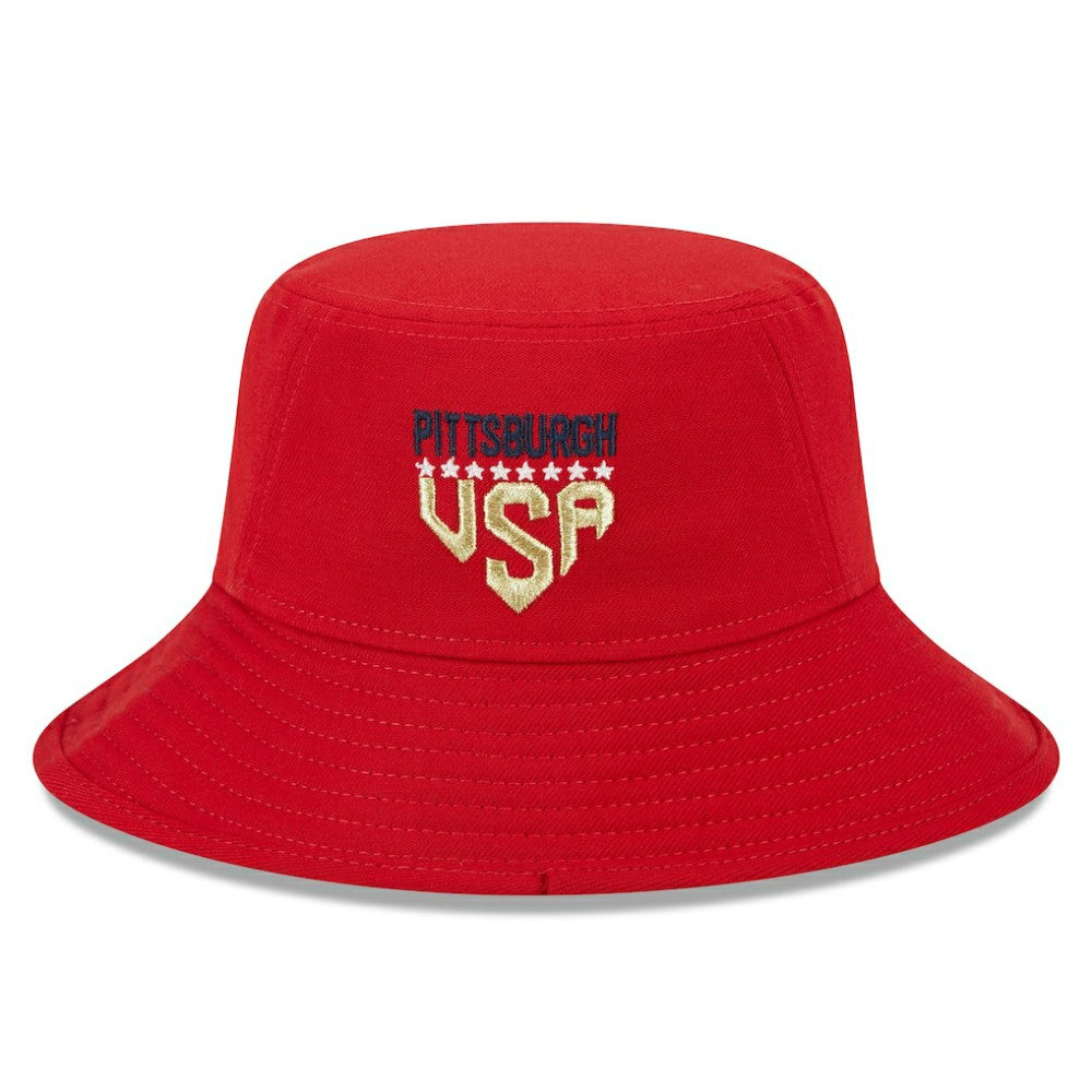 Pittsburgh Pirates New Era 2023 Fourth of July Bucket Hat Clearance