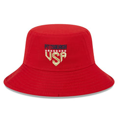 Pittsburgh Pirates New Era 2023 Fourth of July Bucket Hat Clearance