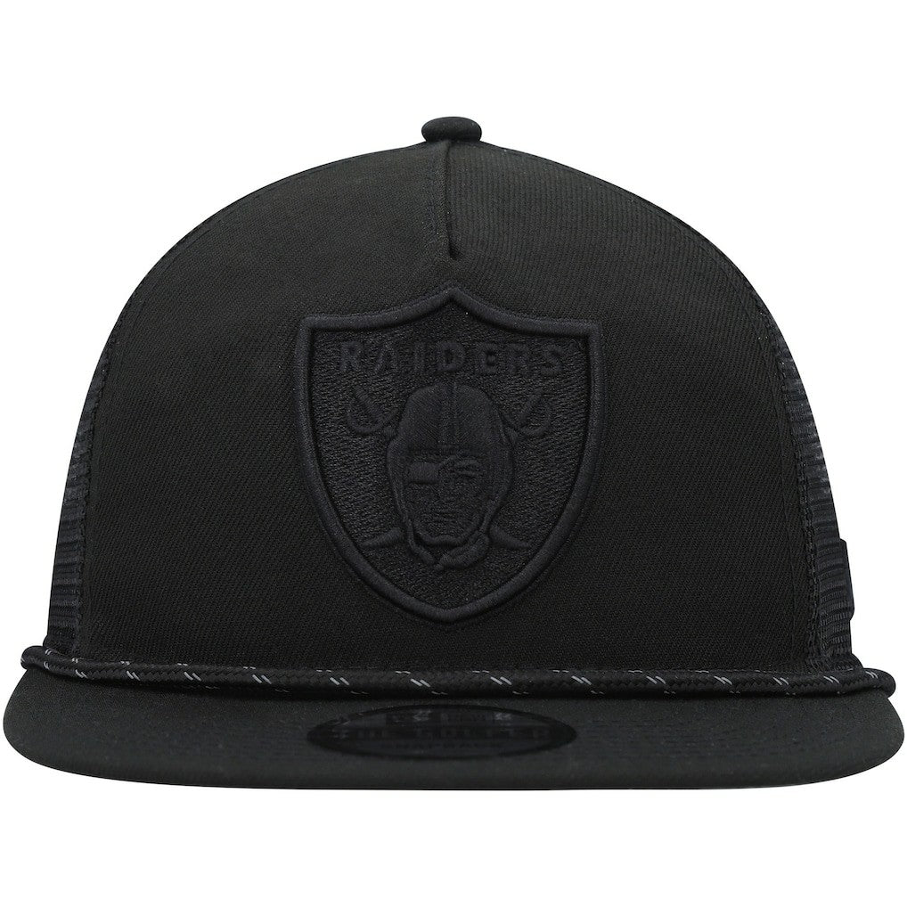 Las Vegas Raiders New Era Illumination Golfer Snapback Trucker Hat Black - NFL