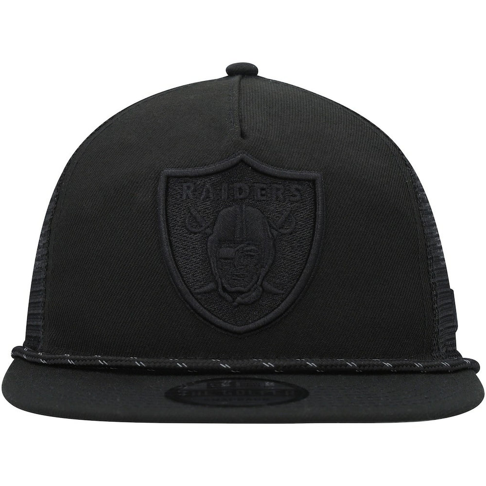 Las Vegas Raiders New Era Illumination Golfer Snapback Trucker Hat Black - NFL