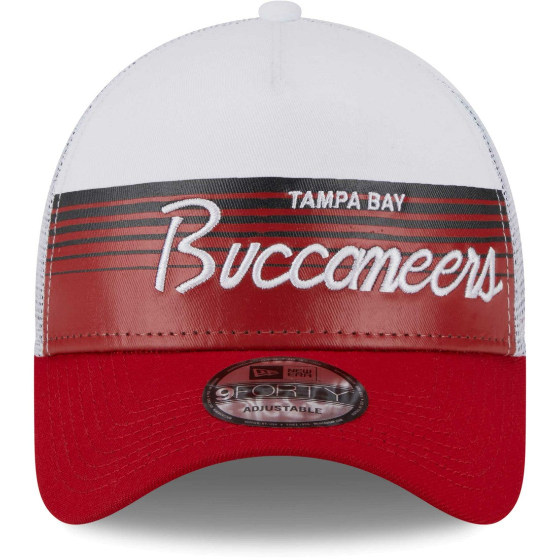 Tampa Bay Buccaneers New Era Horizon A-Frame 9FORTY Snapback Hat Scarlet - NFL