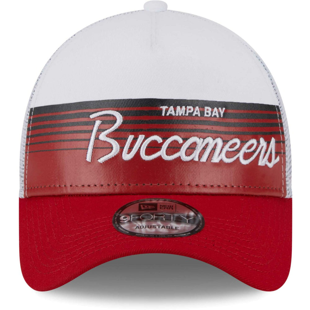 Tampa Bay Buccaneers New Era Horizon A-Frame 9FORTY Snapback Hat Scarlet - NFL