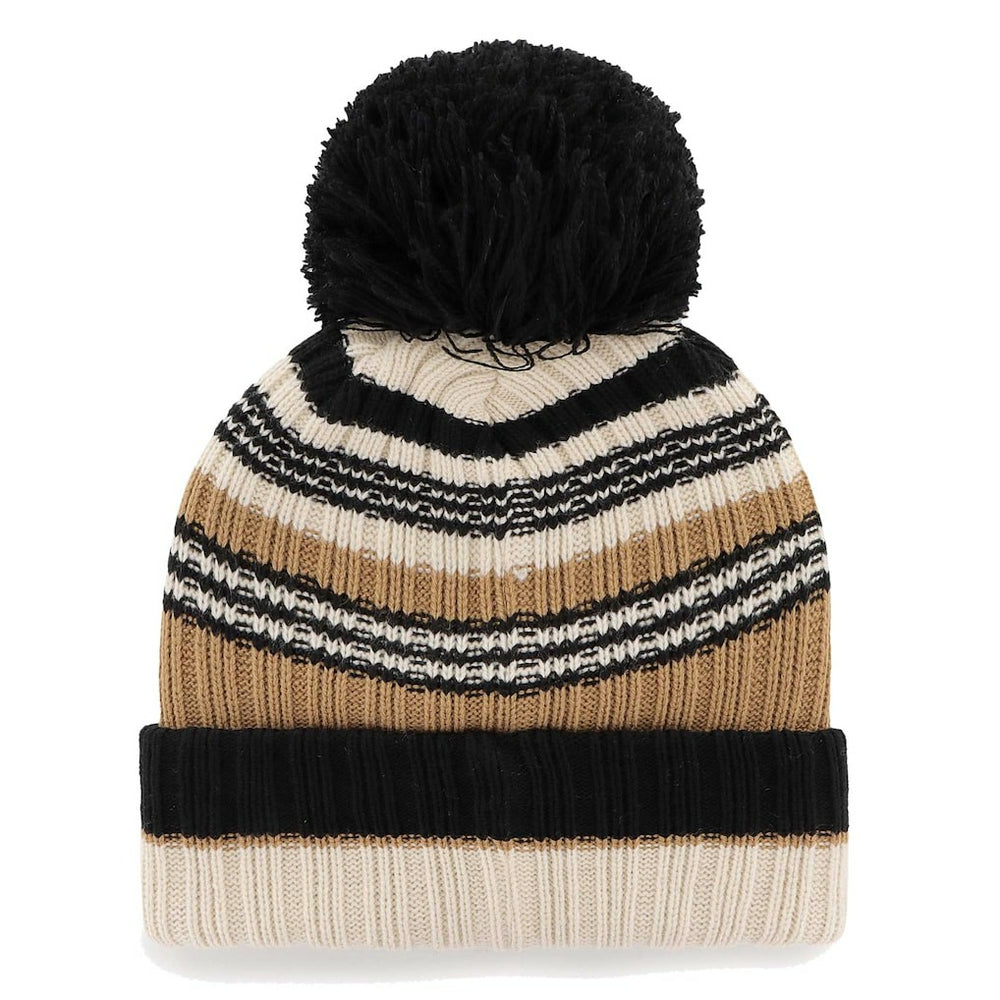 Minnesota Vikings '47 Women's Barista Cuffed Knit Hat with Pom Natural - 47 brand