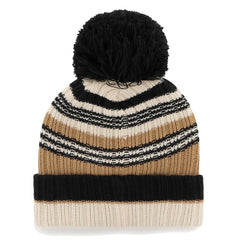 Minnesota Vikings '47 Women's Barista Cuffed Knit Hat with Pom Natural - 47 brand