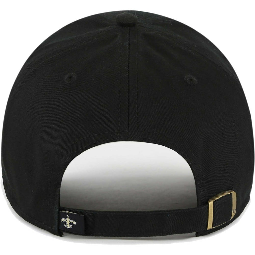 New Orleans Saints '47 Women's Sidney Clean Up Adjustable Hat Black - 47 brand