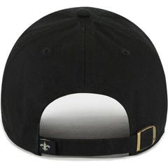 New Orleans Saints '47 Women's Sidney Clean Up Adjustable Hat Black - 47 brand