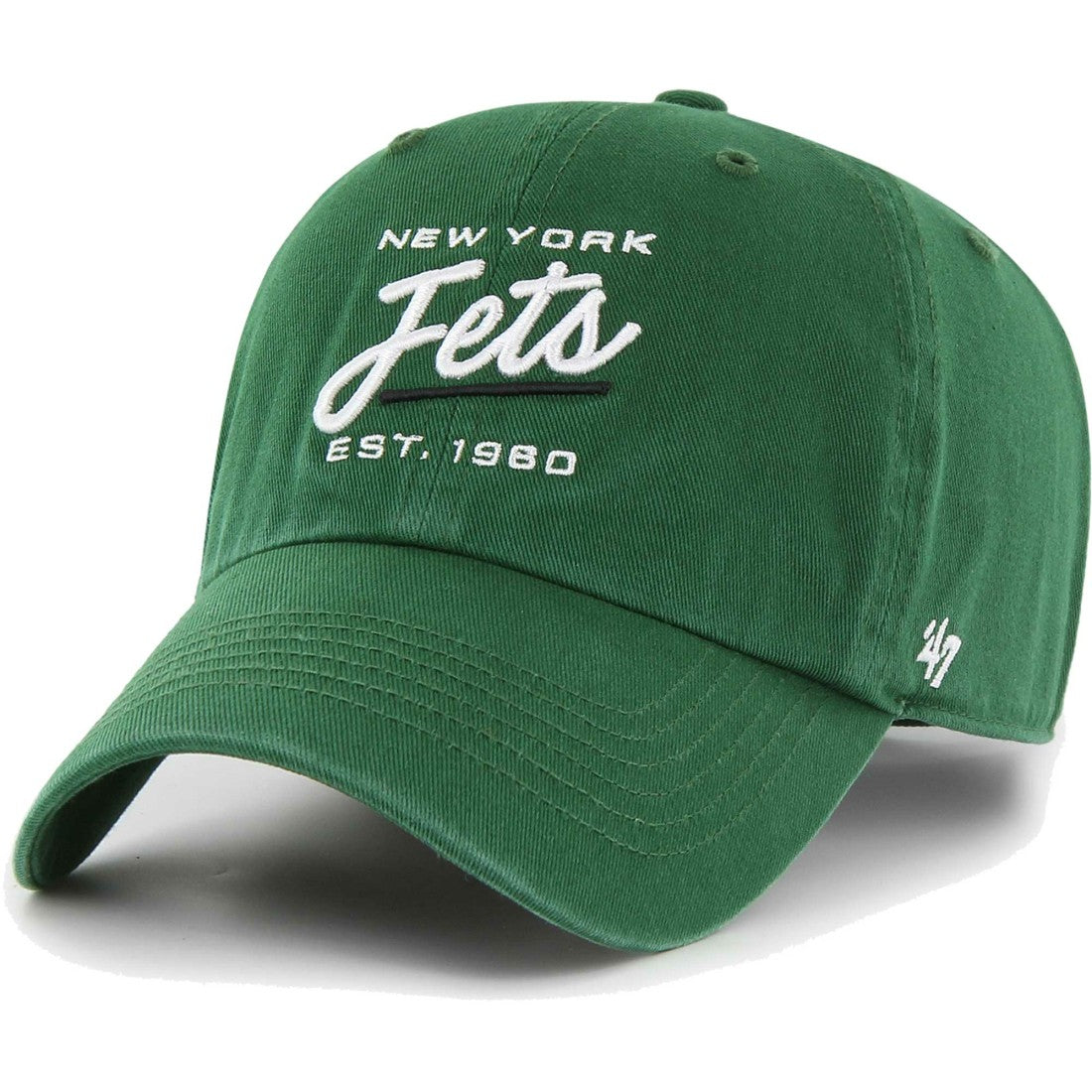 New York Jets '47 Women's Sidney Clean Up Adjustable Hat Green - 47 brand