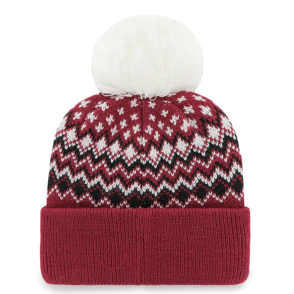 Arizona Cardinals '47 Women's Elsa Cuffed Knit Hat with Pom Cardinal - 47 brand