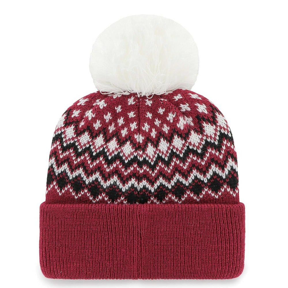 Arizona Cardinals '47 Women's Elsa Cuffed Knit Hat with Pom Cardinal - 47 brand