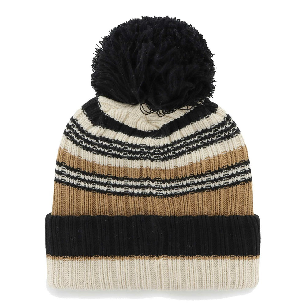 Tampa Bay Buccaneers '47 Women's Barista Cuffed Knit Hat with Pom Natural - 47 brand