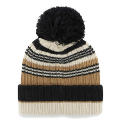 Tampa Bay Buccaneers '47 Women's Barista Cuffed Knit Hat with Pom Natural - 47 brand