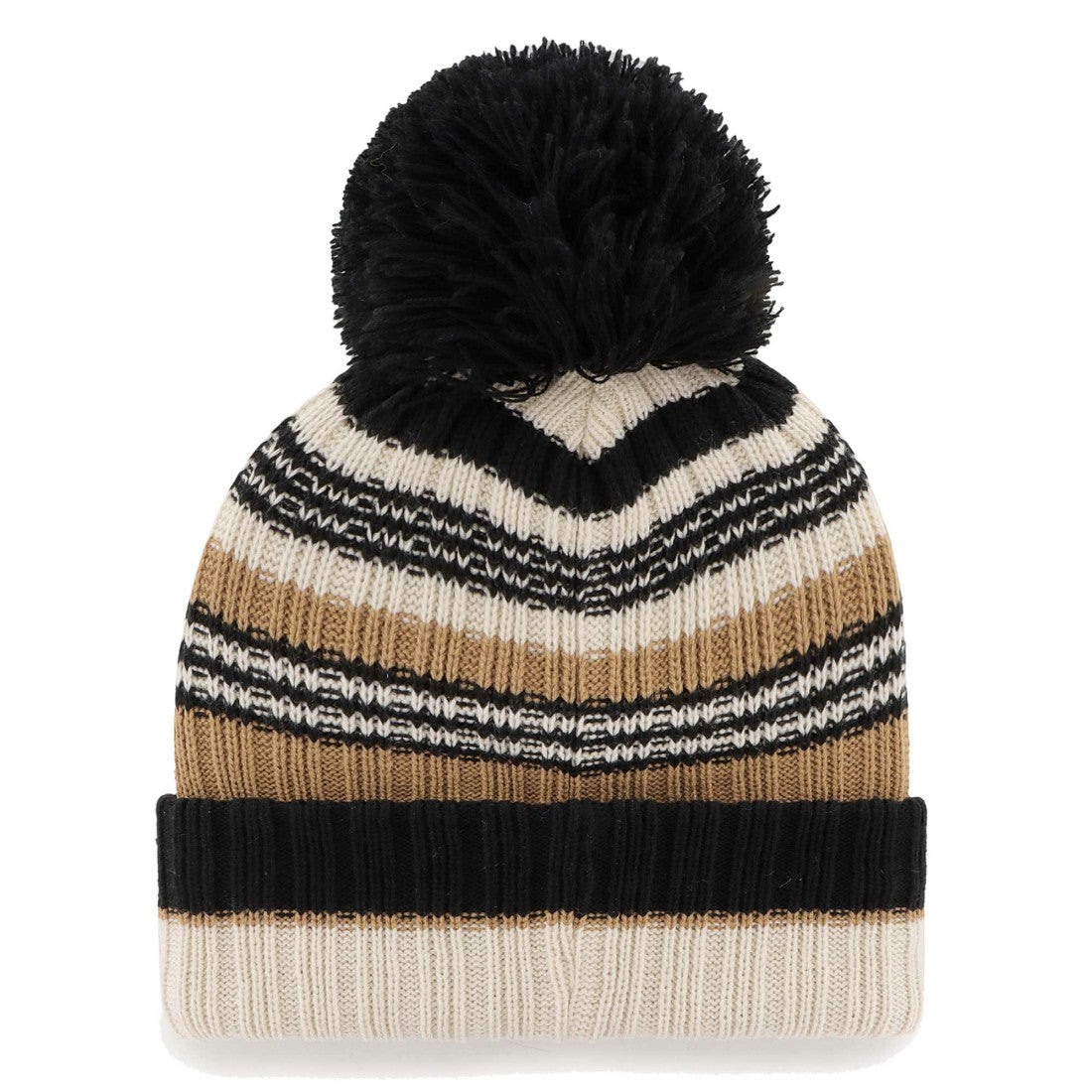 Tennessee Titans '47 Women's Barista Cuffed Knit Hat with Pom Natural - 47 brand