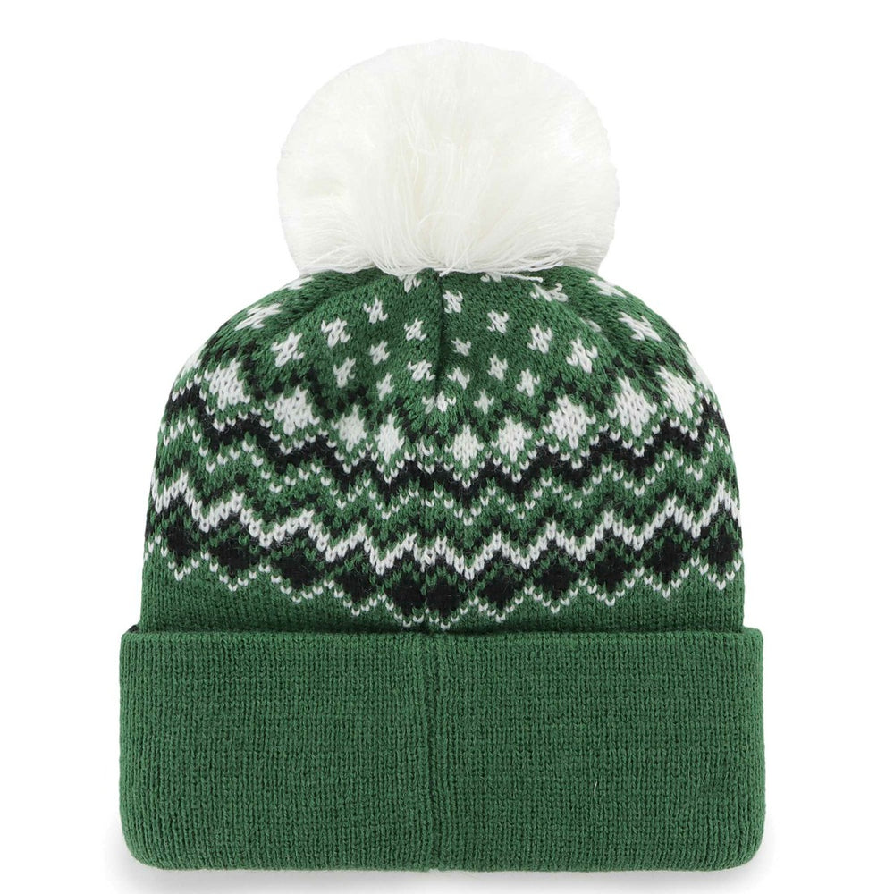 New York Jets '47 Women's Elsa Cuffed Knit Hat with Pom Green - 47 brand