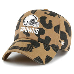 Cleveland Browns '47 Women's Rosette Clean Up Adjustable Hat Tan - 47 brand