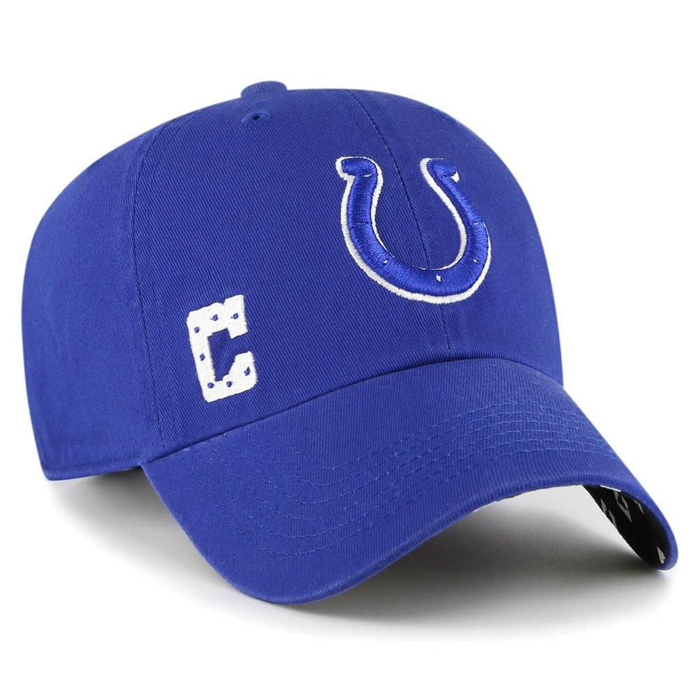 Indianapolis Colts '47 Women's Confetti Icon Clean Up Adjustable Hat Royal - 47 brand