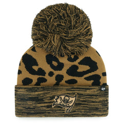 Tampa Bay Buccaneers '47 Women's Rosette Cuffed Knit Hat with Pom Brown - 47 brand