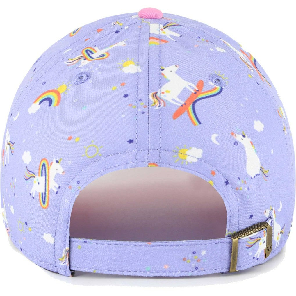 New York Giants '47 Girls Preschool Unicorn Clean Up Adjustable Hat Lavender - 47 brand
