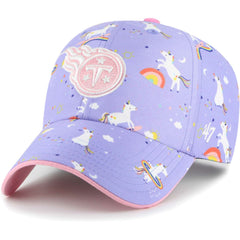 Tennessee Titans '47 Girls Preschool Unicorn Clean Up Adjustable Hat Lavender - 47 brand