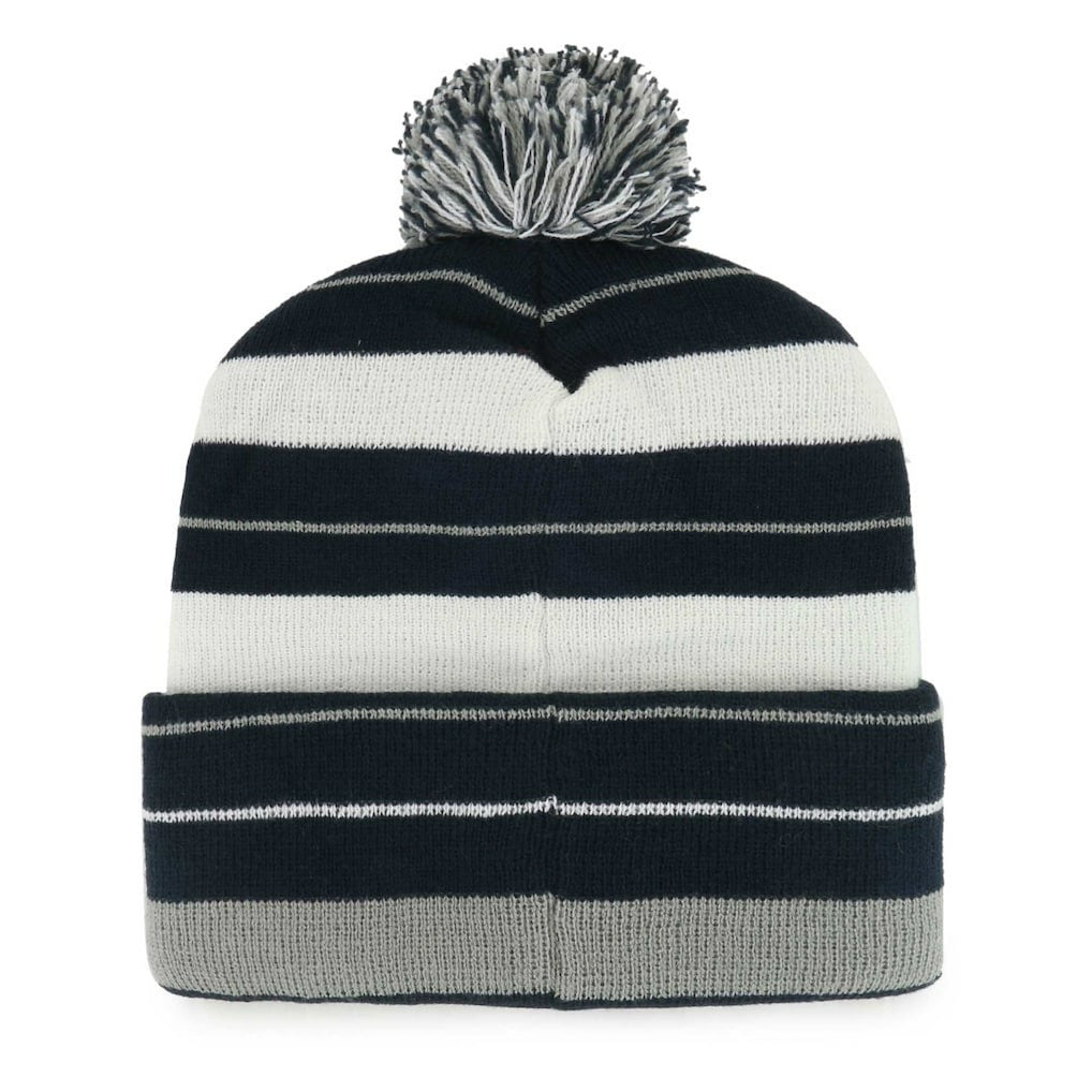 Dallas Cowboys '47 Powerline Cuffed Knit Hat with Pom Navy - 47 brand
