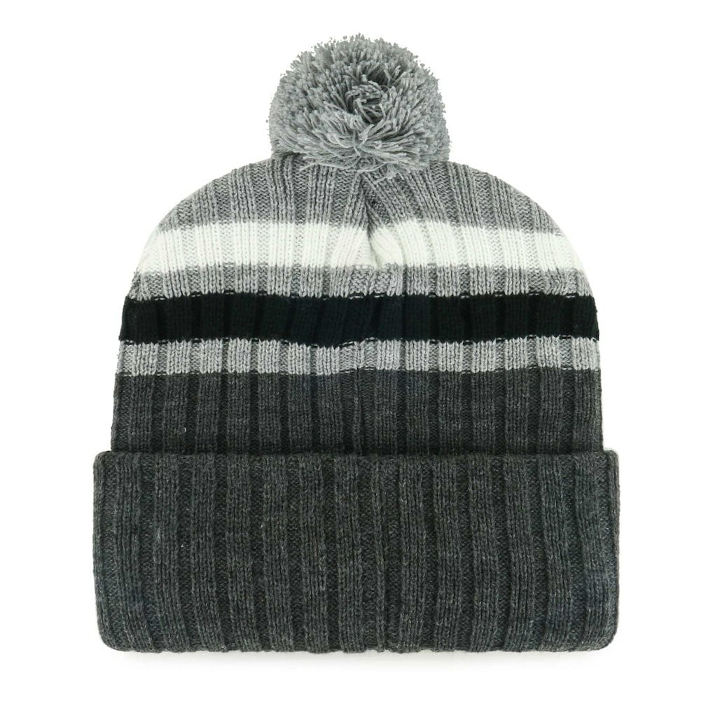 Dallas Cowboys '47 Stack Cuffed Knit Hat with Pom Gray - 47 brand