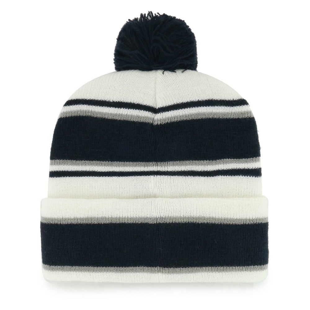 Dallas Cowboys '47 Youth Stripling Cuffed Knit Hat with Pom White - 47 brand